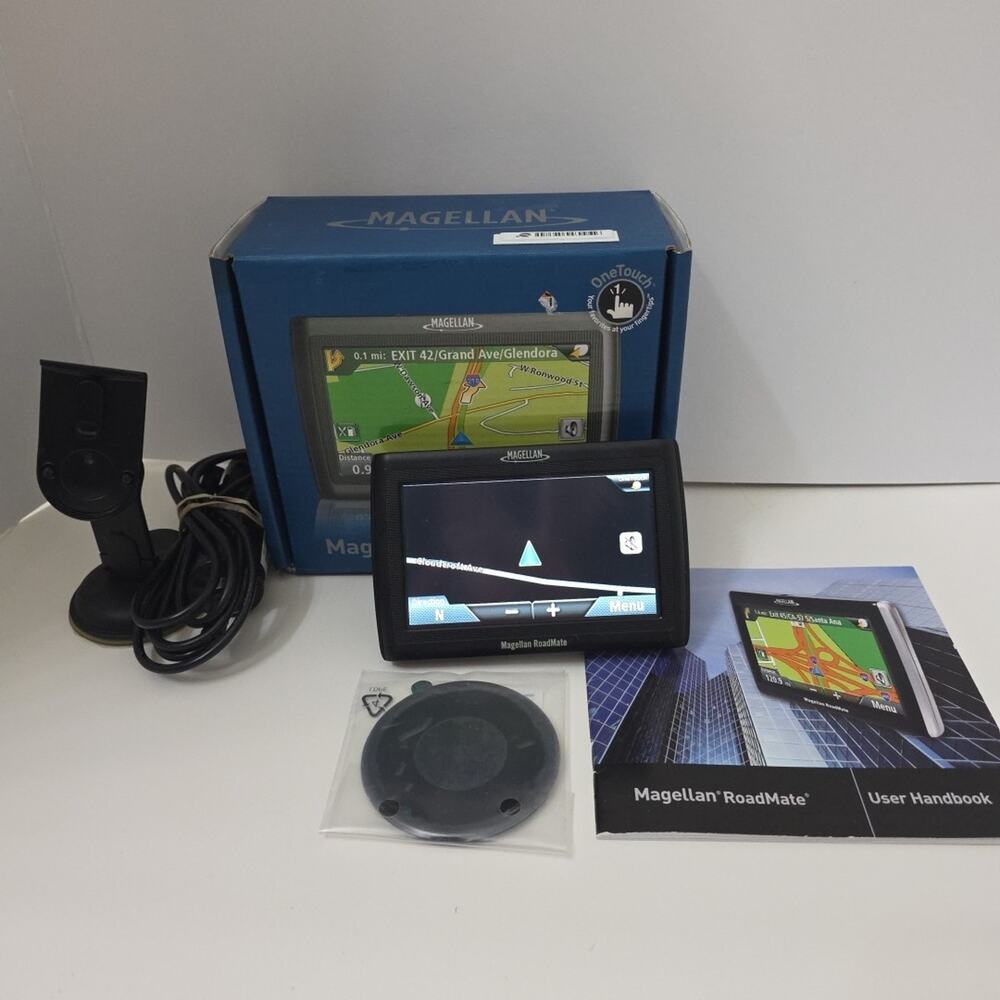 Magellan RoadMate 1420 GPS + Navigation System Car Navigator Tested w Box Mount